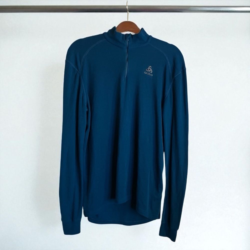 Odlo Base Layer Men's Teal Lightweight Quarter Zip